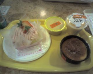 ケーキ＋プリン
